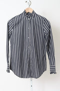 Lydia Shirt - Charcoal Stripe
